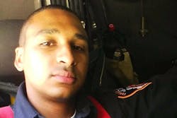 FDNY firefighter Raheem Hassan. FDNY firefighter Raheem Hassan.