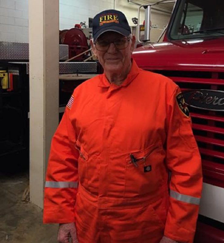 New London, TX, firefighter M.V. Hudson.
