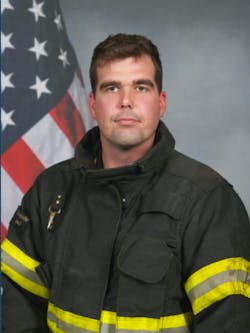 Firefighter Jesse Reed