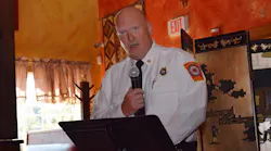 Sandwich Fire Chief William Carrico, who is leaving to take over the fire department in Medfield, MA.