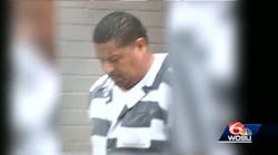 Denis Amaya Rodriguez is led into a courthouse in Edgar, LA, on Monday, April 9, 2018. Denis Amaya Rodriguez is led into a courthouse in Edgar, LA, on Monday, April 9, 2018.