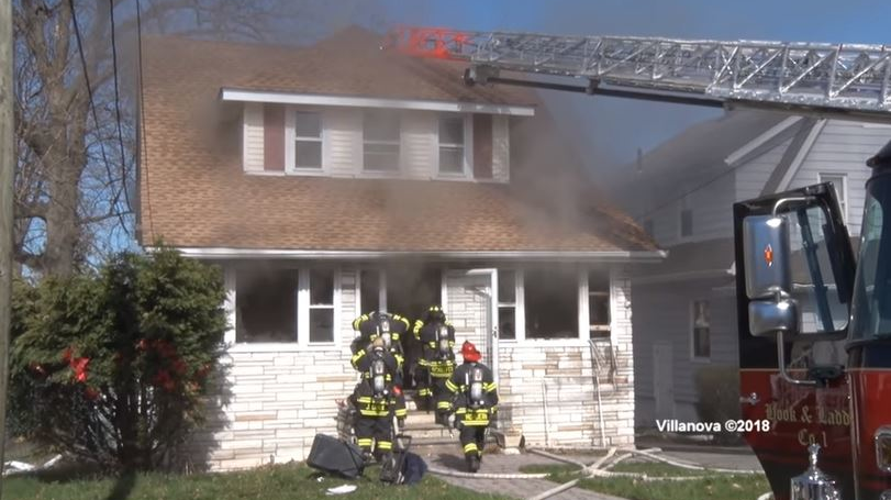 Watch NJ Firefighters Tackle House Fire | Firehouse