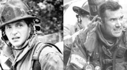 York City firefighters Ivan Flanscha, left, and Zachary Anthony.