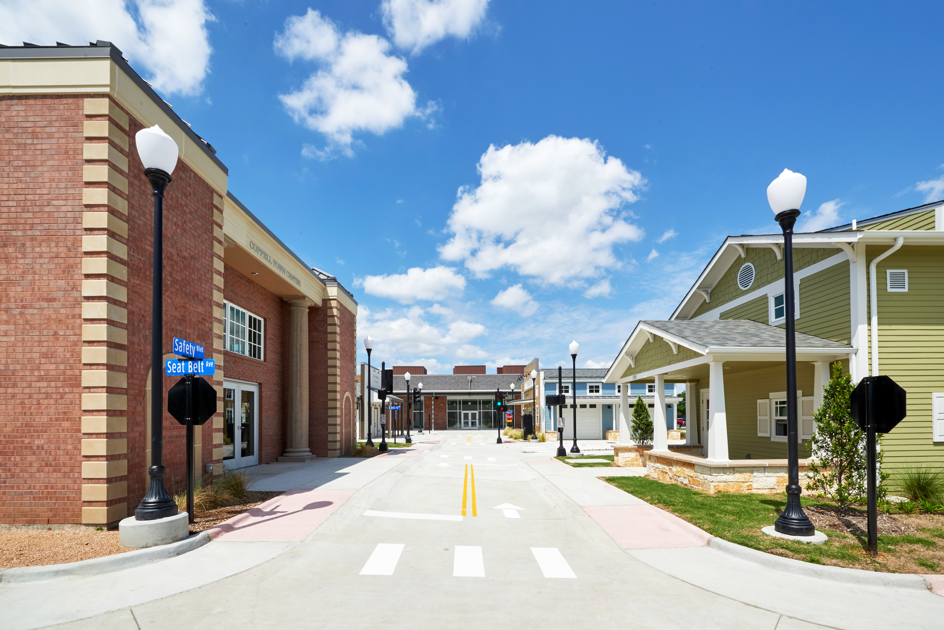 Coppell Life Safety Park Safety Town Streetscape