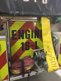 An example of an easily accessible supply line. An example of an easily accessible supply line.