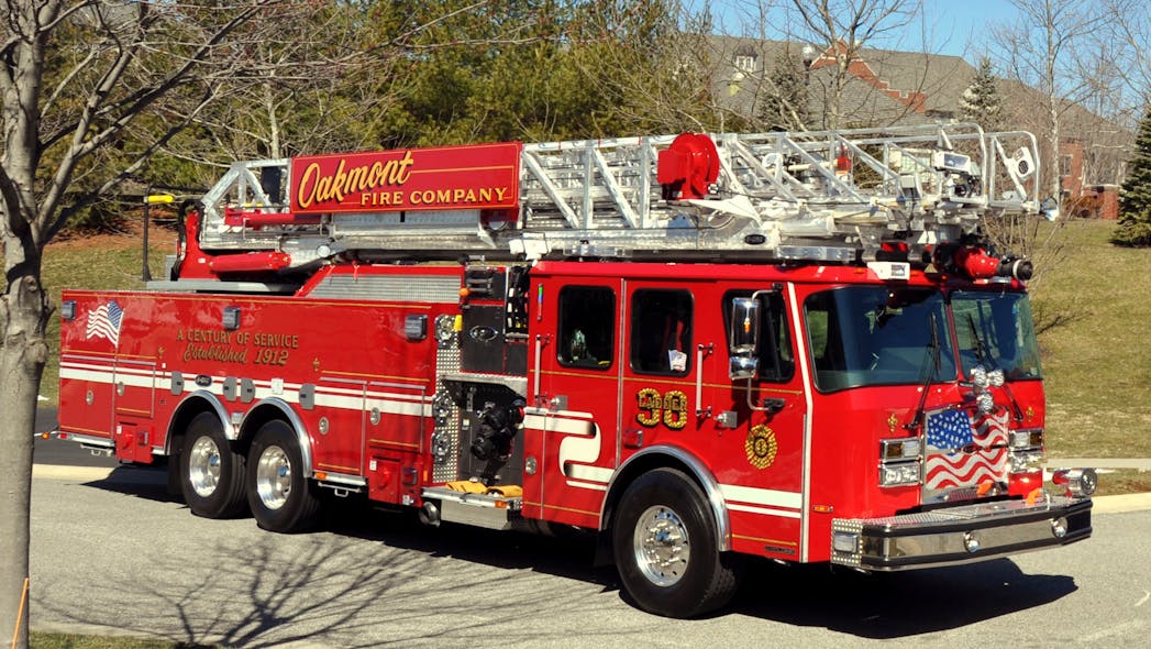 Oakmont, PA, Volunteer Fire Co. Gets 100foot RearMount Quint Firehouse