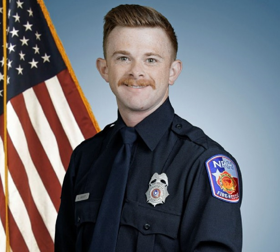 North Richland Hills firefighter Caleb Scott.