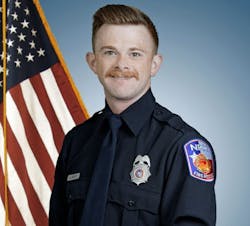 North Richland Hills firefighter Caleb Scott. North Richland Hills firefighter Caleb Scott.