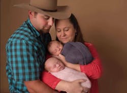 Decatur County firefighter Adam Taylor is survived by his wife and twins. Decatur County firefighter Adam Taylor is survived by his wife and twins.