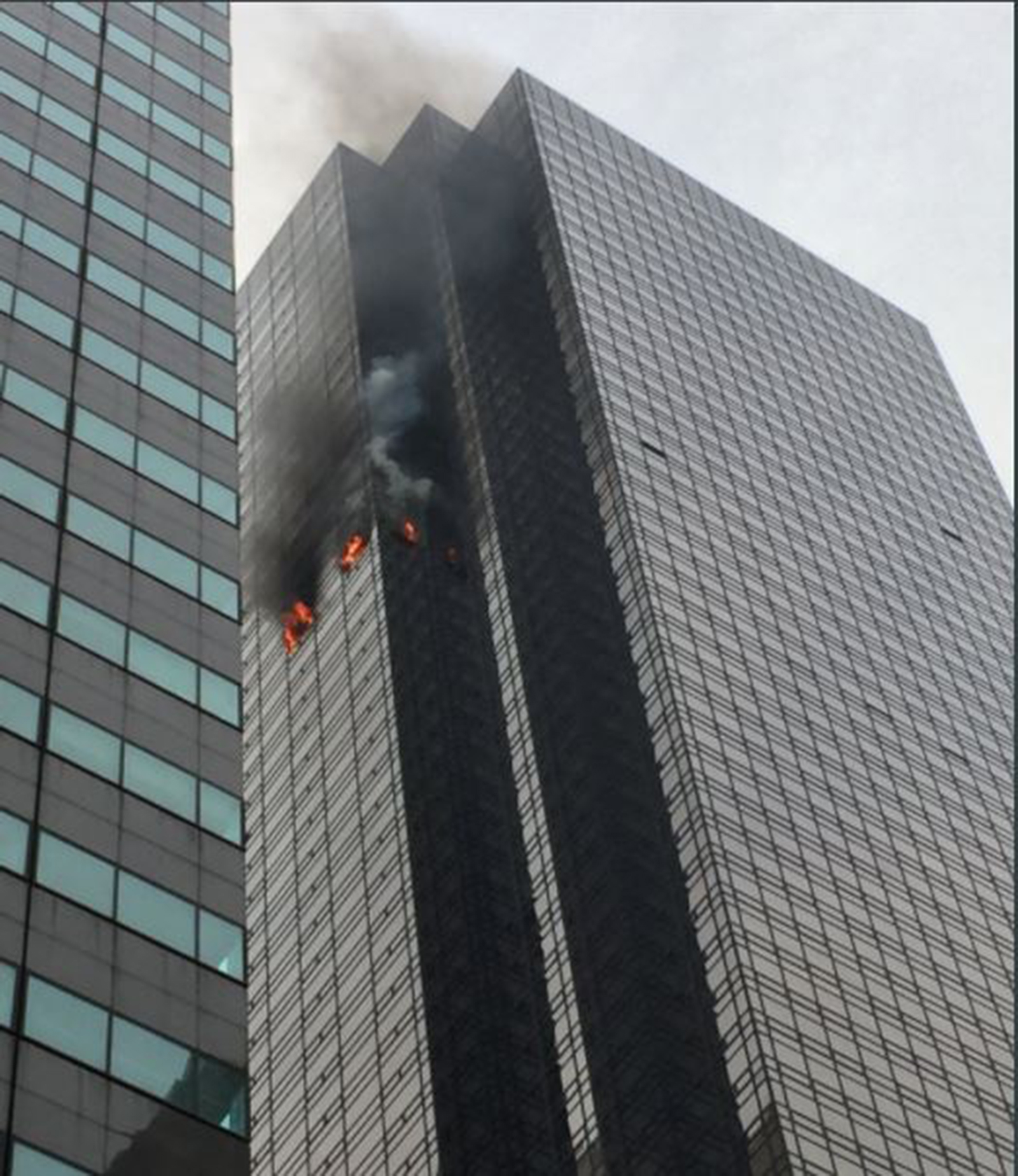 FDNY firefighters were called to a three-alarm fire at Trump Tower in Manhattan.