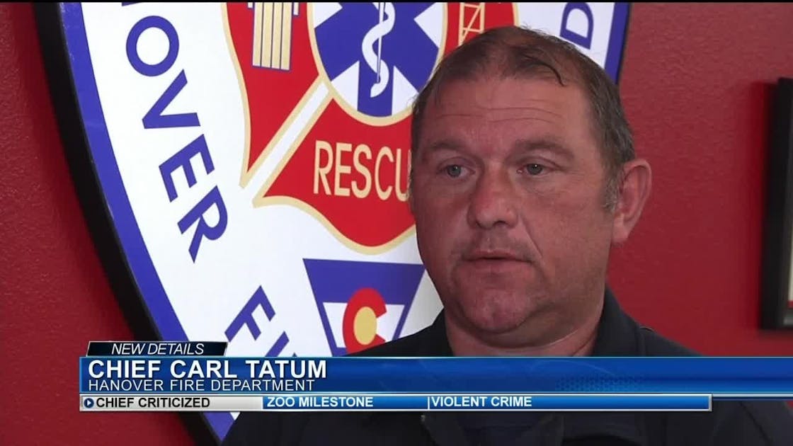 Co Chief Responds To Criticism Of Fire Response Firehouse