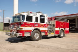 Engines 311 was purchased with insurance money after the explosion and carries a full complement of extrication and rescue tools. Engines 311 was purchased with insurance money after the explosion and carries a full complement of extrication and rescue tools.