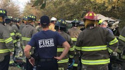 North Augusta firefighters during training in December 2017.