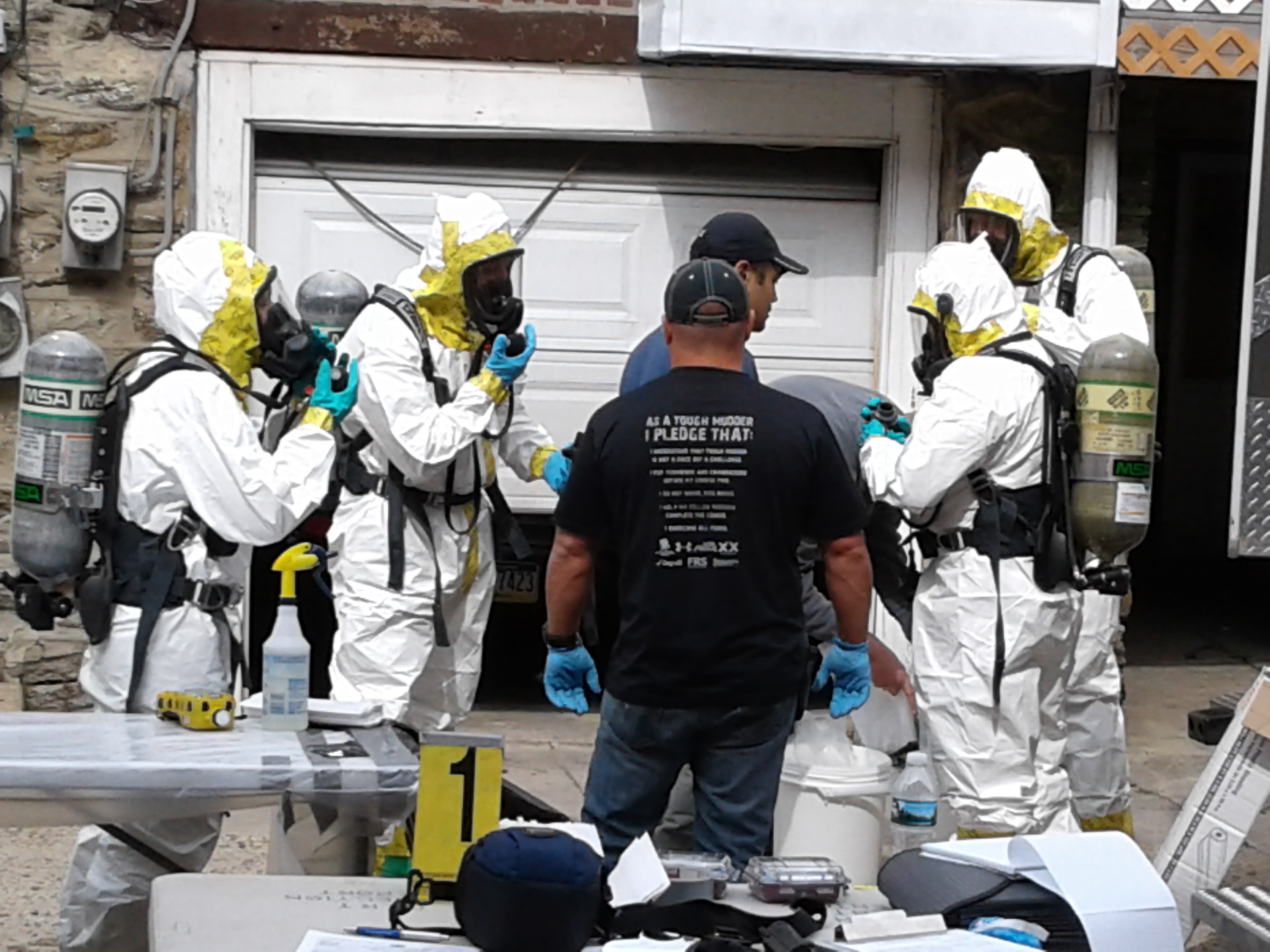The PFD was requested to assist, and HMTF 01 was dispatched along with several command and control elements, including an incident safety officer, to a drug bust involving fentanyl.