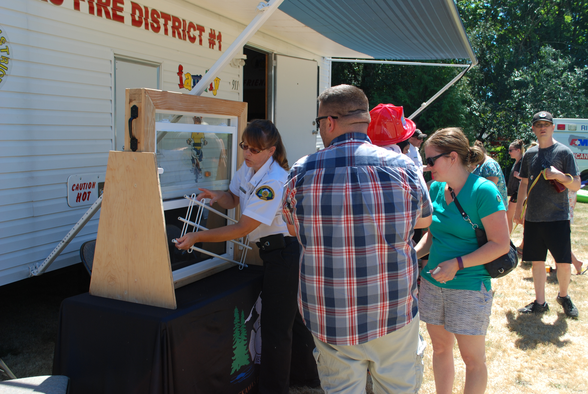 The author talks with residents about window fall safety in multiple dwellings.