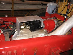 The service technician that should be a part of the inspection team brings the knowledge of frequent repairs to existing apparatus. In this case, the technician had noted that operators were stepping on the PTO during maintenance and breaking the hydraulic fittings. That technician designed this protective cover and this was incorporated into the build order. The service technician that should be a part of the inspection team brings the knowledge of frequent repairs to existing apparatus. In this case, the technician had noted that operators were stepping on the PTO during maintenance and breaking the hydraulic fittings. That technician designed this protective cover and this was incorporated into the build order.