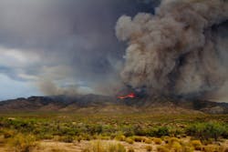 View of the column at 4:41 p.m. View of the column at 4:41 p.m.