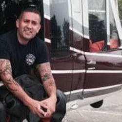 Chicago Fire Department rescue diver Juan Bucio. Chicago Fire Department rescue diver Juan Bucio.