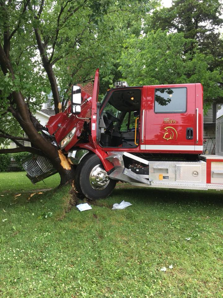 Fire Truck Wrecked