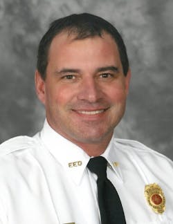 Forada firefighter Steve Hlinsky. Forada firefighter Steve Hlinsky.
