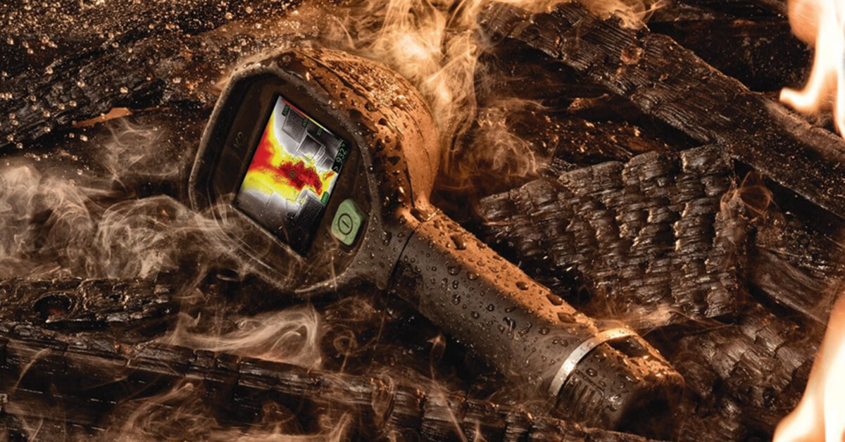 Firefighters used the FLIR K2 to find a person trapped by heavy fire conditions on the second floor. As they bailed out of the structure, they left the TIC and later found it damaged, but fully operational.