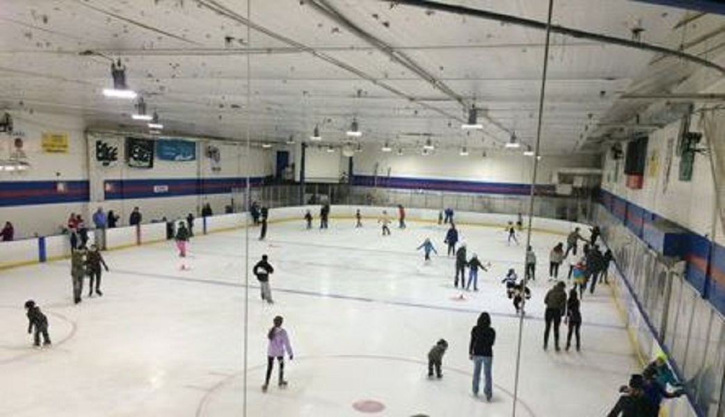 An interior shot of the Port Washington Skating Center in Port Washington, NY where a zamboni sparked a fire on Thursday, May 24, 2018.