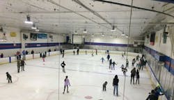An interior shot of the Port Washington Skating Center in Port Washington, NY where a zamboni sparked a fire on Thursday, May 24, 2018. An interior shot of the Port Washington Skating Center in Port Washington, NY where a zamboni sparked a fire on Thursday, May 24, 2018.