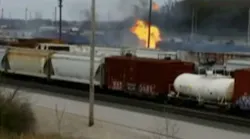 Train Fire