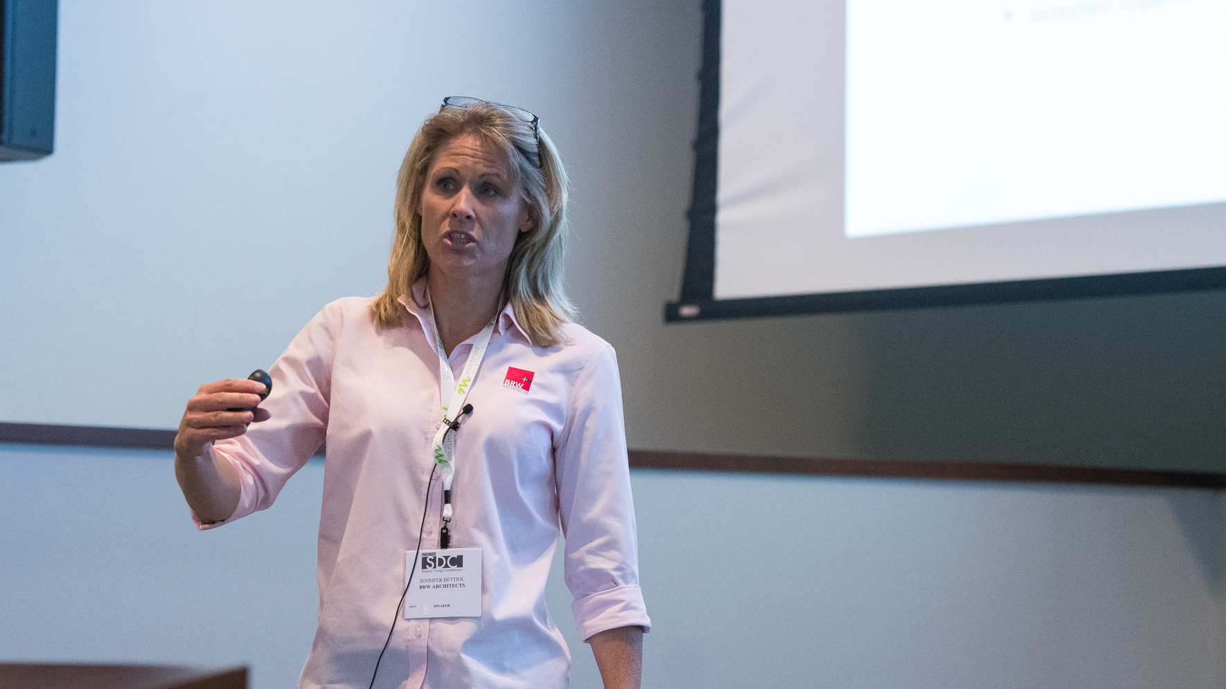 Jennifer Bettiol discussed how NFPA standards 1500, 1710, 1720 and 1851 are critical to the layout and construction of new fire stations to improve firefighter safety and health conditions.