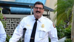 Safety Harbor, FL, Fire Chief Joe Accetta.
