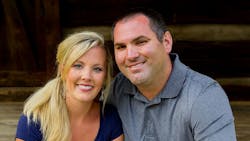 Owensboro, KY, fire Lt. Larry Freels and his wife Stacey. Owensboro, KY, fire Lt. Larry Freels and his wife Stacey.
