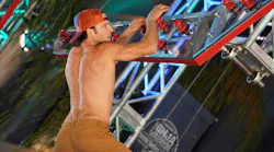 Cal Fire-San Luis Obispo firefighter Thomas Kofron competing on NBC's 'American Ninja Warrior.'