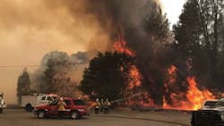 Cal Fire crews battle the Pawnee fire near Spring Valley, CA, on Sunday, June 24, 2018. Cal Fire crews battle the Pawnee fire near Spring Valley, CA, on Sunday, June 24, 2018.