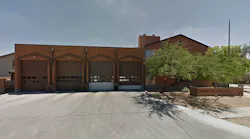 Phoenix Fire Station 3, where a man was killed after being struck by an apparatus as it exited during a response on Monday, June 4, 2018.