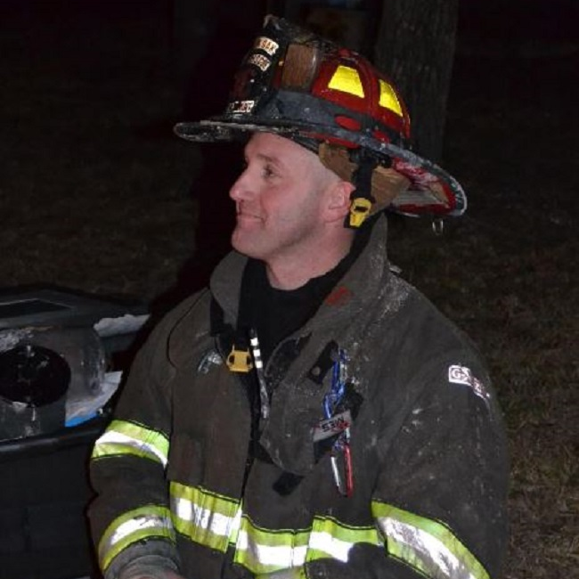 Weatherford, TX, firefighter Andy Loller.