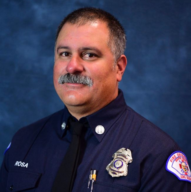 Long Beach fire Capt. David Rosa, who died from a gunshot wound he sustained during a response at a senior living facility on Monday, June 25, 2018.