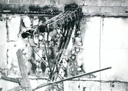 In the case of Waldbaum’s, the failure of the one truss opened up an area 40 feet x 100 feet. In the case of Waldbaum’s, the failure of the one truss opened up an area 40 feet x 100 feet.