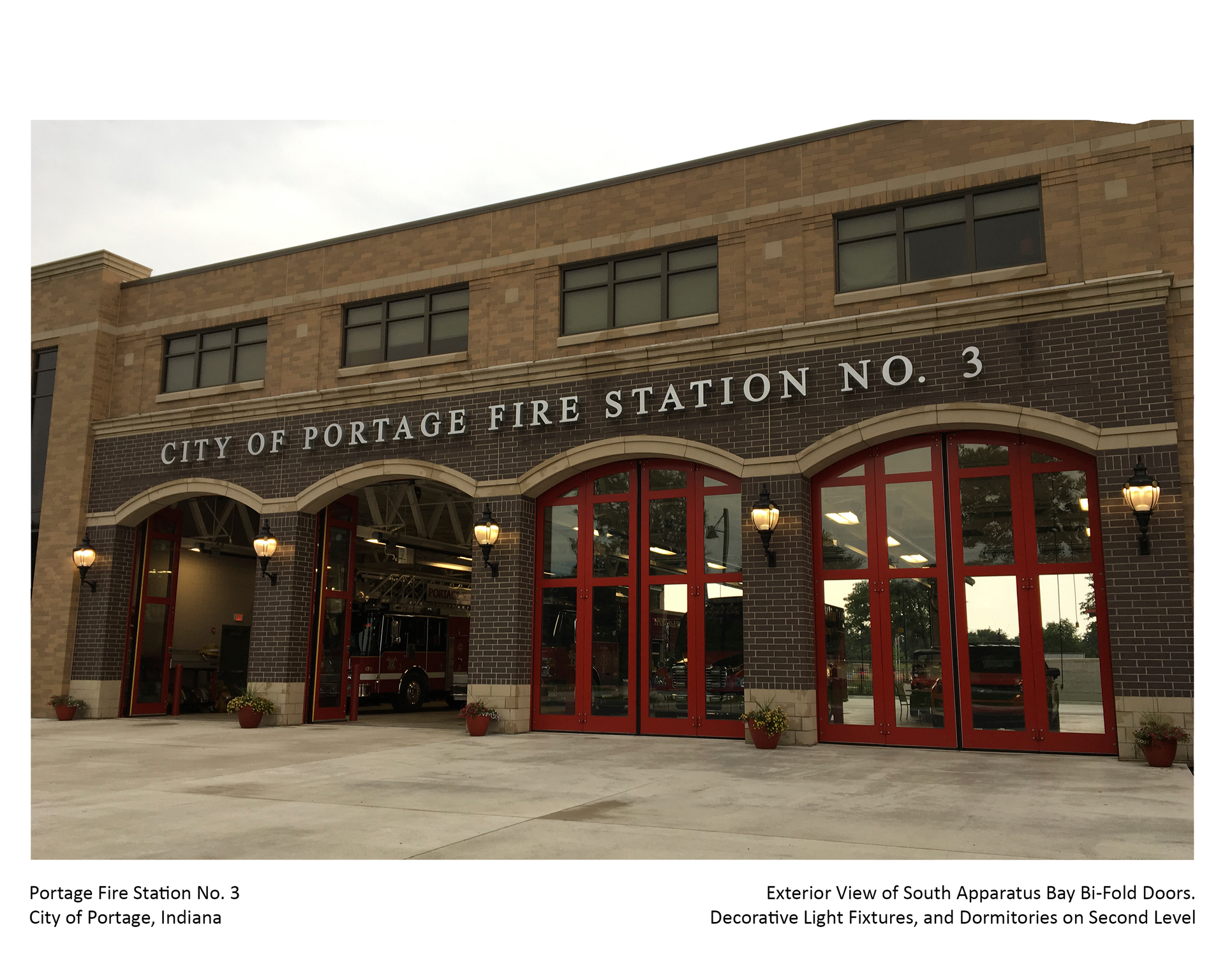 Portage Fs No 3 Exterior View Of Apparatus Bay 5b31b345f1f06