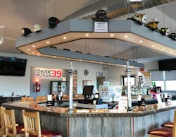 The interior of Engine House 39, a social club opened in early 2018 by the Edinboro, PA, Volunteer Fire Department as a way to raise funds for the department and its members. The interior of Engine House 39, a social club opened in early 2018 by the Edinboro, PA, Volunteer Fire Department as a way to raise funds for the department and its members.