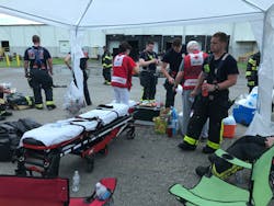 Everyone should report to rehab. Make sure everyone knows where that is and that it is properly staffed with medical- and refreshment-related resources. Everyone should report to rehab. Make sure everyone knows where that is and that it is properly staffed with medical- and refreshment-related resources.