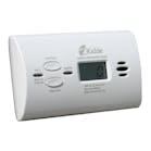 A Kidde battery operated carbon monoxide alarm with digital display.