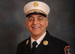 FDNY Chief of Fire Prevention Ronald Spadafora. FDNY Chief of Fire Prevention Ronald Spadafora.