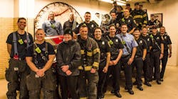 Members of the Asheville Fire Department in February 2018. Members of the Asheville Fire Department in February 2018.