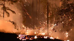 The deadly Carr Fire burning in Shasta County, CA, on Tuesday, July 31, 2018.