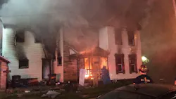 A vacant home in Dayton, OH, burns on Tuesday, July 31, 2018. A vacant home in Dayton, OH, burns on Tuesday, July 31, 2018.