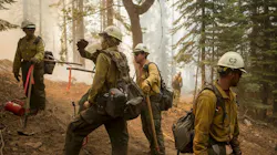 Members of the Dalton Hotshot crew working to contain the Ferguson Fire on Thursday, July 26, 2018. Members of the Dalton Hotshot crew working to contain the Ferguson Fire on Thursday, July 26, 2018.