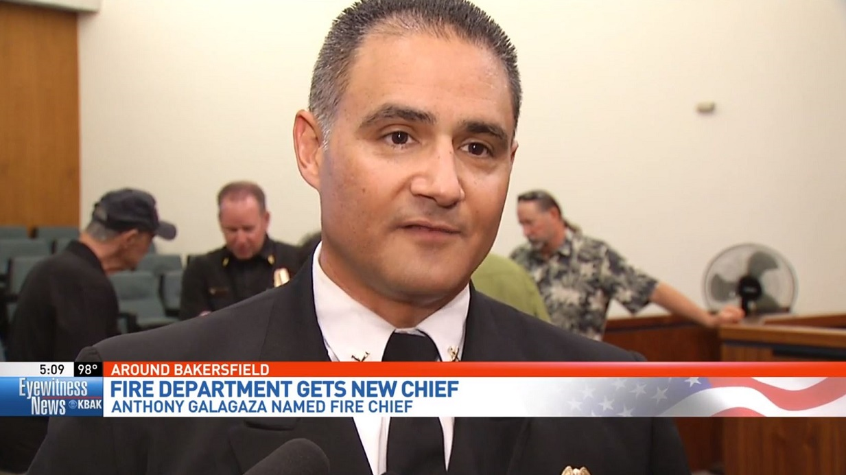 New Bakersfield, CA, Fire Chief Anthony Galagaza.