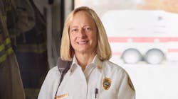 Huntington, WV, Fire Chief Jan Rader. Huntington, WV, Fire Chief Jan Rader.