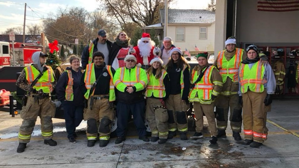 Members of the Lawnton Fire Company in Swatara Township, PA, in December 2017.