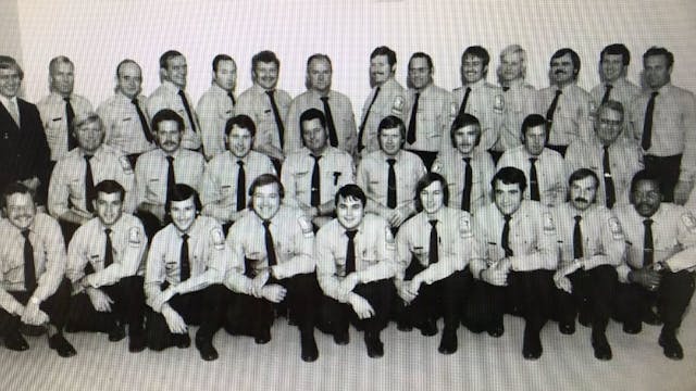 Kenneth Parker, bottom right, appears with his fellow Dallas firefighters in this undated photo.